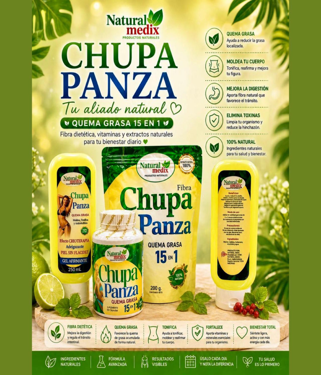 COMBO Chupa Panza Natural medix